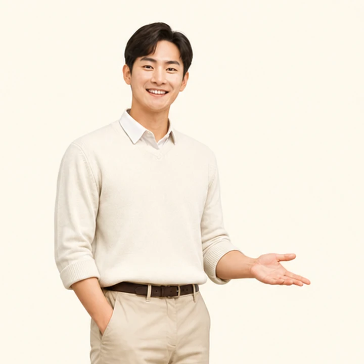 저신용자 투싼 장기렌트 상담 신청을 안내하는 담당자